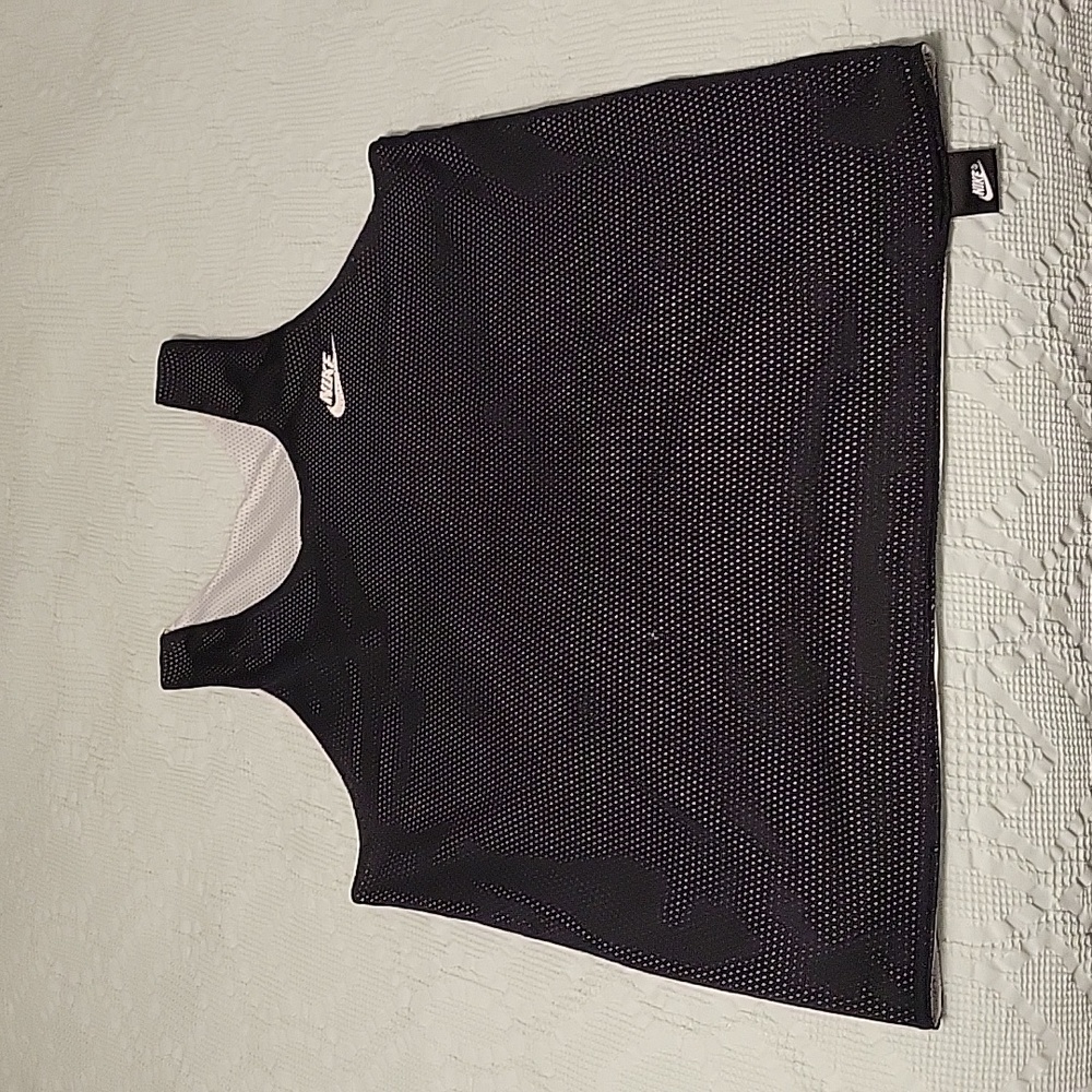 Nike Reversible Tank. (Old School), (Medium). Jersey Mesh material.